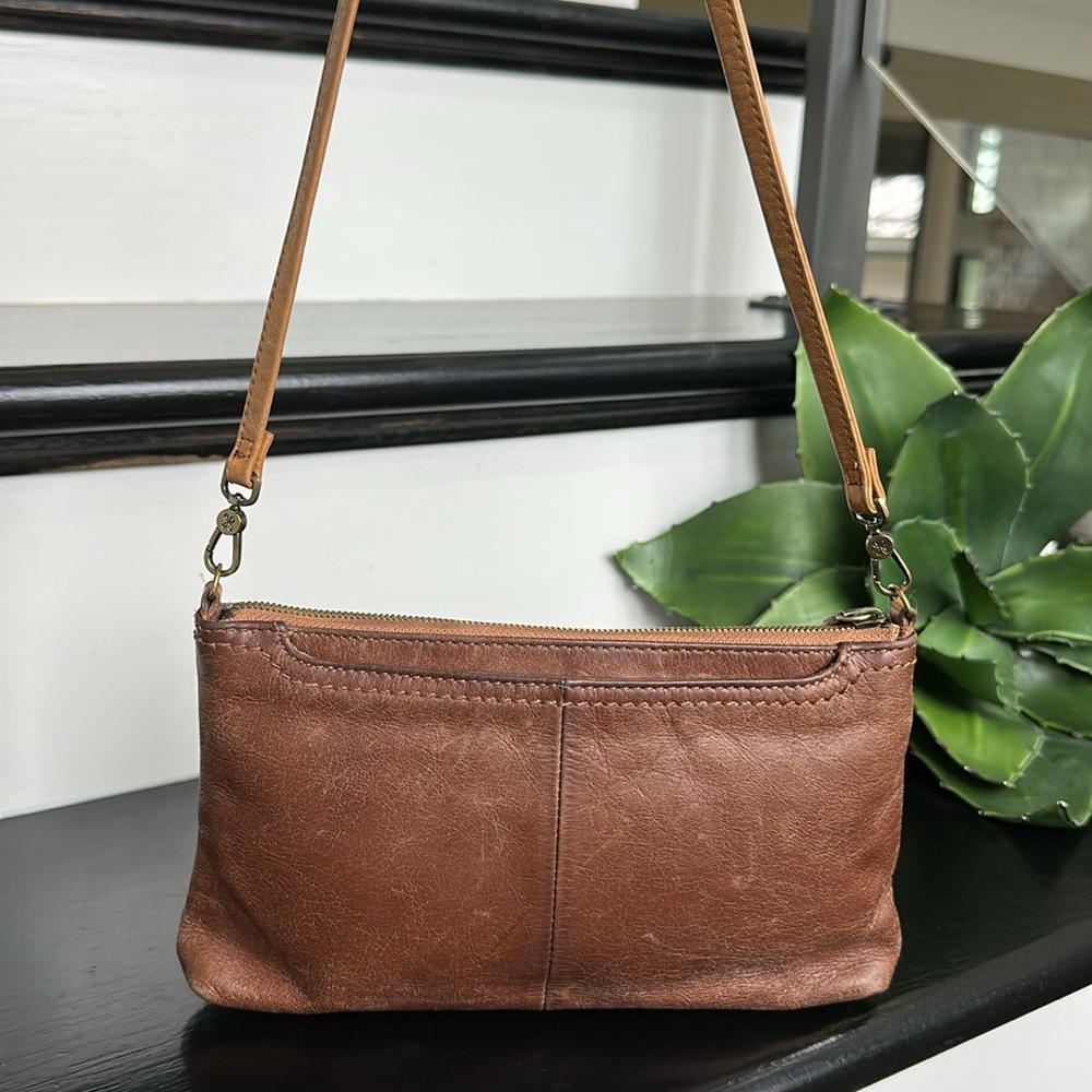 HOBO Brown Leather Crossbody Bag